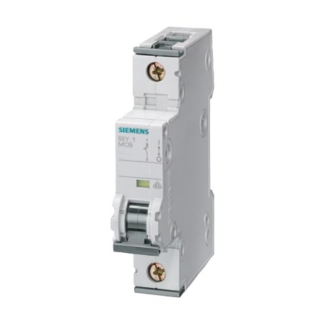 Siemens 5SY4110-7 Circuit breaker 230/400V 10kA, 1 pólus, C, 10A, T70m m