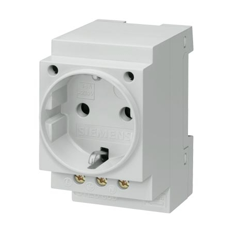 Siemens 5TE6800 SCHUKO socket 16A según DIN VDE 0620 para la instalación de distribuidor