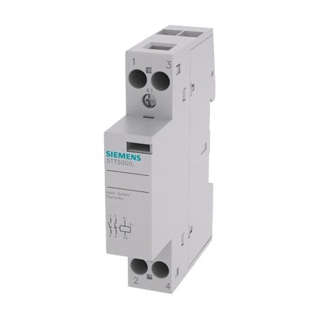 Siemens 5TT5800-0 INSTA contactor with 2 closers, contact for AC 230V, 400V 20A control AC 230V