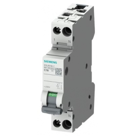 Siemens 5SL6010-6 LEITUNGSSCHUTZSCHALTER 230V 6KA, 1+N-POLIG/1TE B10
