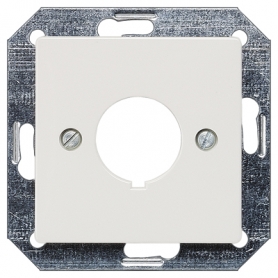 Siemens 5TG2568 DELTA i-system, titanium white cover plate 55x 55mm for installation-commands.