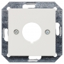 Siemens 5TG2568 DELTA i-system, titanium white cover plate 55x 55mm for installation-commands.