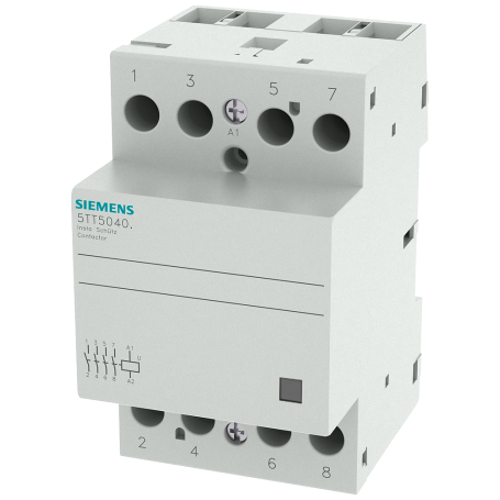 Siemens 5TT5840-0 INSTA s 4 zámky Kontakt pre AC 230V, 400V 40A ovládanie AC 230V
