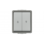 Siemens 5TD4708 DELTA surface IP44, AP dark grey/grey blind buttons with electric Ver.