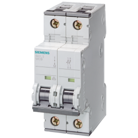 Siemens 5SY4504-7 Circuit breaker, 230 V, Icn: 10 kA, 1P+N, Icu: 35 kA, C-Char, In: 4 A