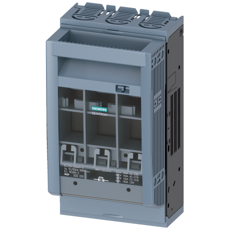 Siemens 3NP1133-1CA10 Varnostni razpršilnik 3NP1, 3-pol, NH00, 160 A, za gradnjo in ...
