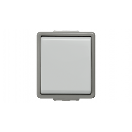 Siemens 5TA4701 DELTA surface IP44, AP dark grey/grey switch 1-pole, 10A 250V 66x 75mm