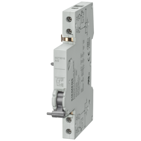 Siemens 5ST3013 interruptor de corriente auxiliar, pequeña potencia 1S+1Ã- para conmutador LS 5SL, 5SY, 5SP interruptor incorpor