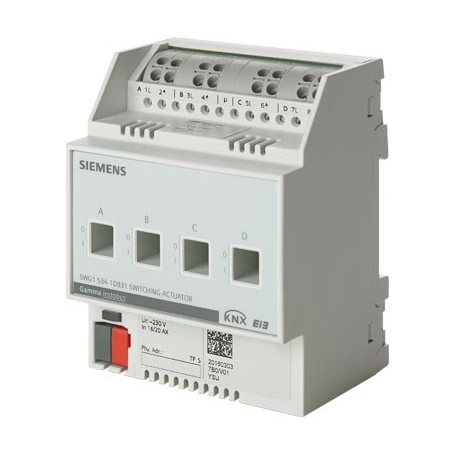 Siemens 5WG1534-1DB31 Switch actuator 4xAC230V 16/20