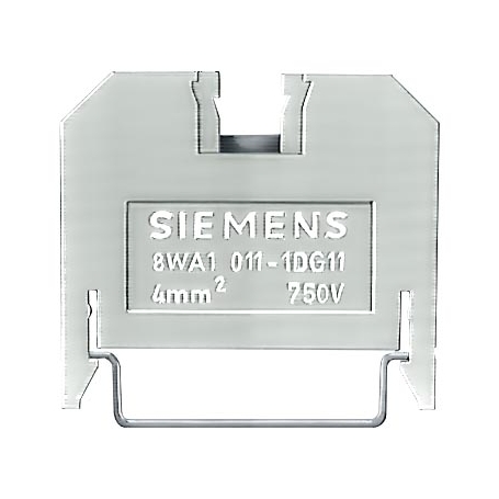 Siemens 8WA10111DG11 Svorka 4mm2 6.5mm béžová
