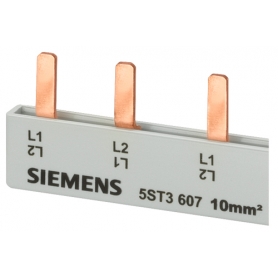 Siemens 5ST3642 pin busbar, 16mm2 connection: 5x (2-phase+HS/FS) non-contact