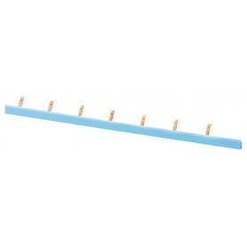 Siemens 5ST3765-1 pin busbar, 1-phase 10mm2, 54TE, insulation blue cutable for AFDD .