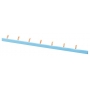 Siemens 5ST3765-1 pin busbar, 1-phase 10mm2, 54TE, insulation blue cutable for AFDD .