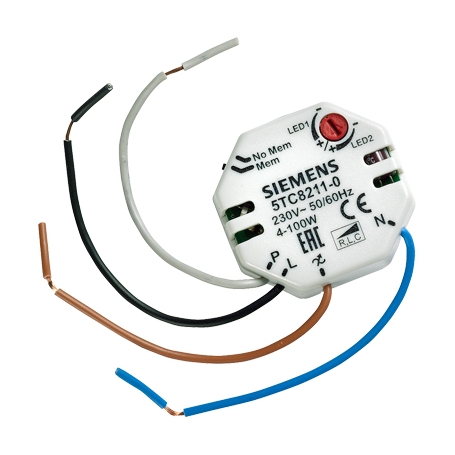 Siemens 5TC8211-0 Dimmer para el ajuste LAMP LED desnuda y transformadores electrónicos max.: 100W