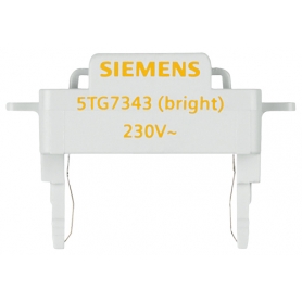 Siemens 5TG7343 DELTA prepínač a sonda LED svetlo vložiť super jasné 230V/50Hz, oranžová