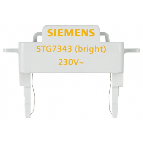 Siemens 5TG7343 DELTA interrupteur et sonde LED lumineux insert super lumineux 230V/50Hz, orange