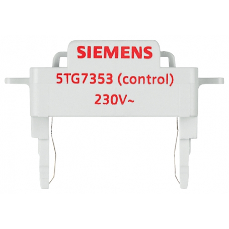 Siemens 5TG7353 DELTA switch and probe LED light insert for control function 230V/50Hz, red