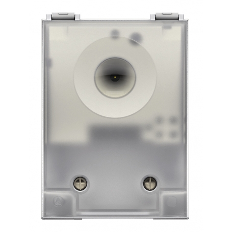 Theben T1260701 Wandaufbau-Dämmerungsschalter, 5-200 Lux, mit Adapterplatte