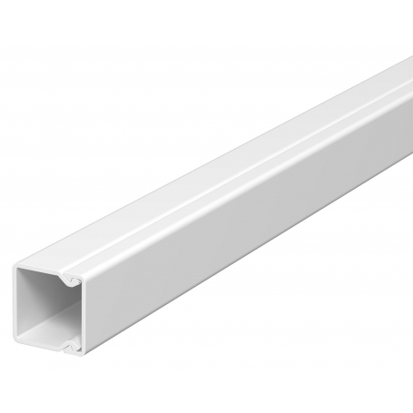 OBO BETTERMANN WDK20020RW Wand- und Deckenkanal mit Bodenlochung 20x20x2000, PVC, reinweiß, 9010 6191037