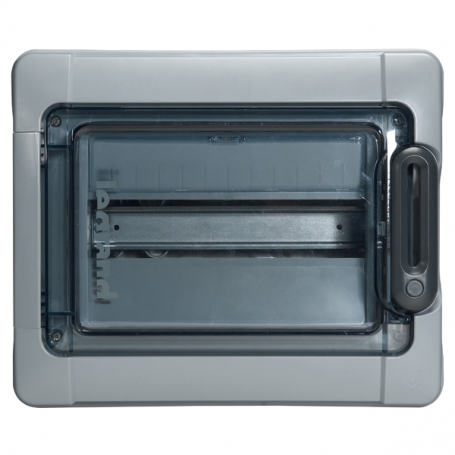 Legrand 601981 Feuchtraumverteiler, Aufputz, IP65-IK09, 1reihig, 12 Module Plexo³