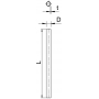 OBO Aluminiumrohr, starr ohne Gewinde ø25 3m S25W ALU