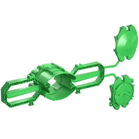Kaiser 1211-01 Betonbau, Prefix®-Geräte-Verbindungsdose, 1-teilig, Einbauöffnung Ø 60mm, Tiefe91