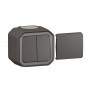 Legrand 069789L Plexo New FRAP Multifunktionsschalt 10AX/Taster 10A, SL, IP55, IK08, Anthrazit