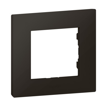 Legrand 864571 Niloe Step μονό πλαίσιο Χρώμα: Μαύρο