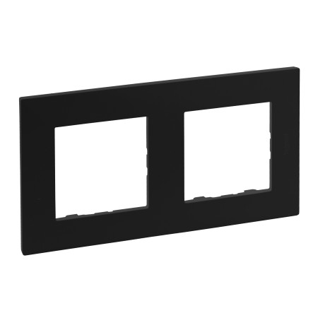 Legrand 864572 Niloe Step διπλό πλαίσιο Χρώμα: Μαύρο