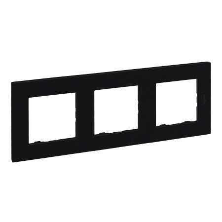 Legrand 864573 Niloe Step 3-fach Rahmen Farbe: Schwarz
