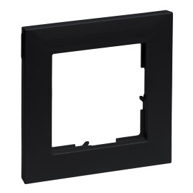 Legrand 765371 SEANO 1x frame in color black lacquered