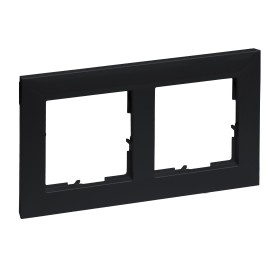 Legrand 765372 SEANO Διπλό πλαίσιο σε μαύρο χρώμα