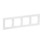 Legrand 765174 SEANO πλαίσιο τετραπλό σε χρώμα Ultraweiß