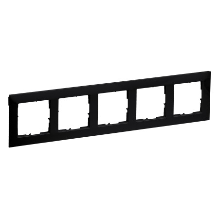 Legrand 765375 SEANO Πλαίσιο 5 θέσεων σε μαύρο χρώμα