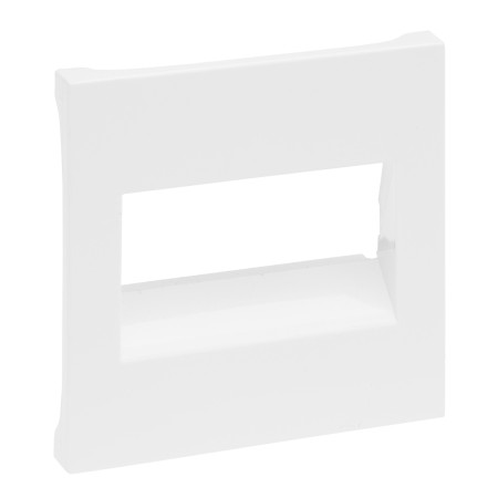 Legrand 765154 SEANO Abdeckung RJ45 für 1- und 2-fach Datendosen, Farbe: Ultraweiß