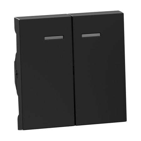 Legrand 765309 SEANO Serienwippe beleuchtet in der Farbausführung Schwarz lackiert