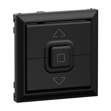 Legrand 765329 SEANO rocker blind switch/taster, 3-button system, color: black lacquered