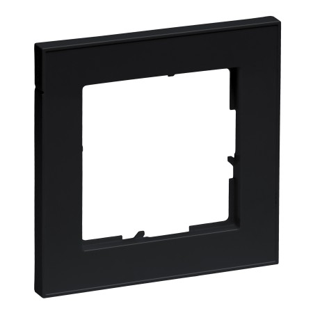 Legrand 765381 SEANO+ Πλαίσιο μονής θέσης σε μαύρο βαμμένο χρώμα