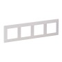 Legrand 754004 Valena Life 4-fach Rahmen Farbe: Ultraweiß