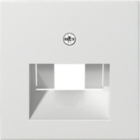 Gira 27027 Abd. UAE IAE + Netzwerk System 55 Reinweiß mcov. UAE IAE + network System 55 p.white m
