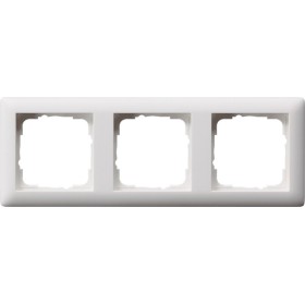 Gira 21304 Abdeckrahmen 3f Standard 55 Reinweiß mcov.fr. 3-g Standard 55 p.white m