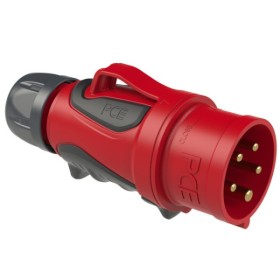 PCE 0253-6 CEE-Stecker 32A 5p 6h IP54 GRIP