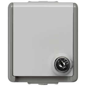 Siemens 5UB4716 DELTA fläche IP44, AP dunkelgrau