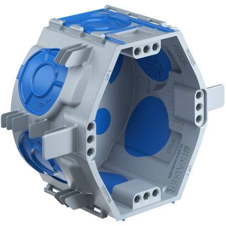 KAISER 1055-26 Unterputz, Gerätedose UP1 ECON® Fix, Tiefe: 46 mm , luftdicht, mit Klemmrippen