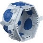 KAISER 1055-26 Unterputz, Gerätedose UP1 ECON® Fix, Tiefe: 46 mm , luftdicht, mit Klemmrippen