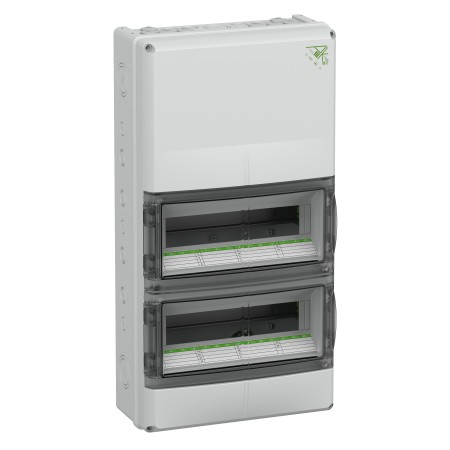 Spelsberg AK 28 Plus Kleinverteiler, grau, Schutzart IP65, 28 TE, Schlagfestigkeit IK08, Schutzklasse II, Bemessungsspannung 400