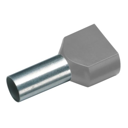 Cimco Zwillingsaderendhülse 2 x 10,0 mm² x 14 mm, rot 187713 - 100 Stück