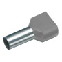 Cimco Zwillingsaderendhülse 2 x 10,0 mm² x 14 mm, rot 187713 - 100 Stück