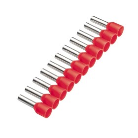 Cimco Aderendhülse isoliert 1,5 mm² x 8 mm, rot, Bandware 187513 - 500 Stück