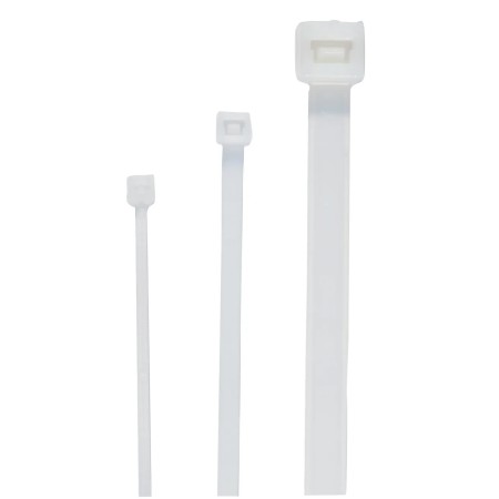 Cimco Kabelbinder, naturfarbig, B x L 4,5 x 360 mm, 100 Stück 181369